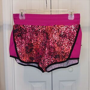 #315 3/$18 - Tek Gear Pink/Black Shorts with Liner Size Small